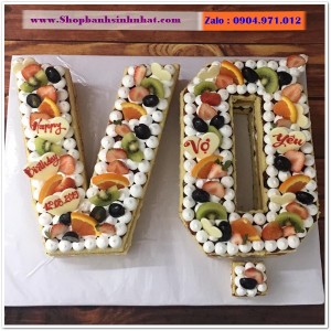 Bánh Sinh Nhật Chữ Cái & Số - RP82